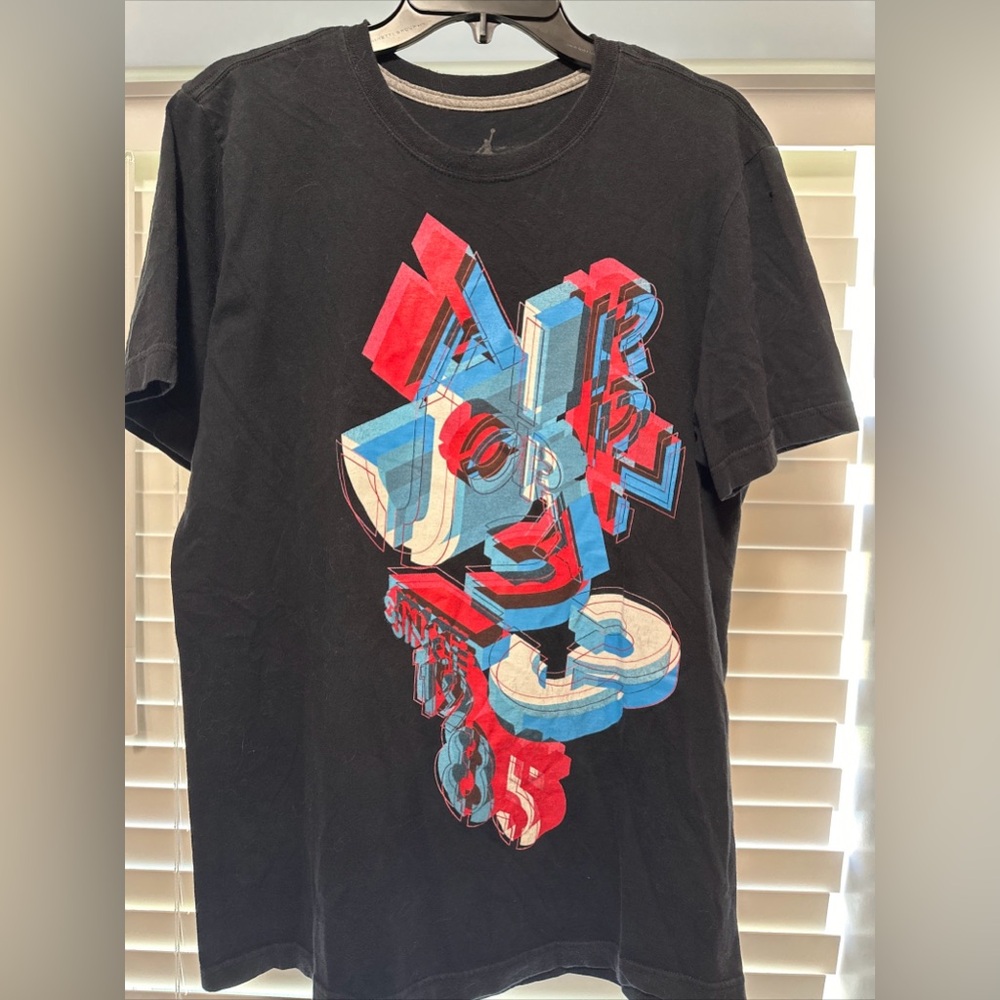 MEDIUM Air Jordan Jumpman Sport Short Sleeve T-Shirt Black/multicolor